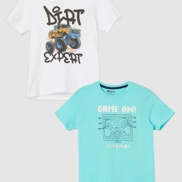 Fame Forever by Lifestyle Boys Pack of 2 Printed T-shirts-picture-46