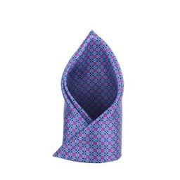 Alvaro Castagnino Men Blue & Purple Printed Pocket Square-image-43