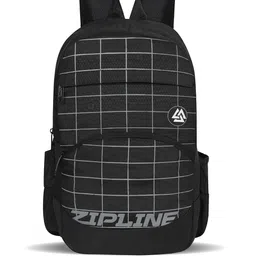 ZIPLINE Unisex Black Backpack-image-87