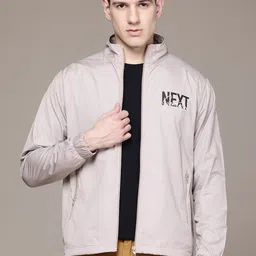 The Roadster Lifestyle Co. Typography Print Tailored  Jacket-image-31
