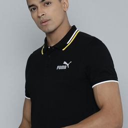 Puma Men Tipping Slim Fit Polo Collar T-shirt-image-48