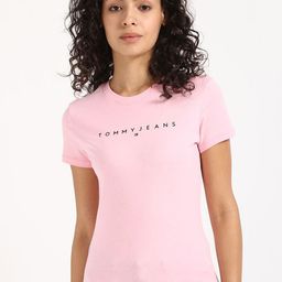 Tommy Hilfiger Women Pockets Slim Fit T-shirt-image-47