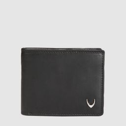 Hidesign Men Black Solid Leather Two Fold Wallet-12