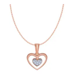 P.C. Chandra Jewellers 14 kt Gold & Diamond Pendant without Chain-picture-6