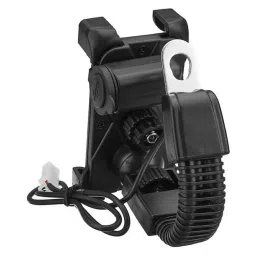 AMR Universal Bike Mobile Holder with Charger ABS for Two Wheeler, AMR-18-picture-1