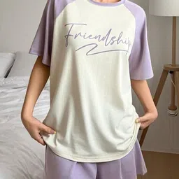 KSHS Women Printed Pure Cotton Night suit-image-92