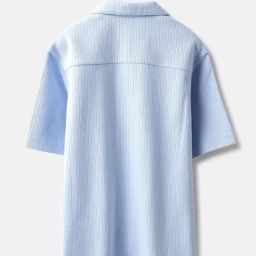 United Colors of Benetton Boys Blue Cotton Textured Shirt-image-51
