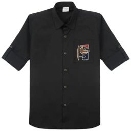 Cavio Boys Black Cotton Comfort Fit Shirt-image-47