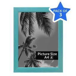 Art Street Green Engineered Wood A4 Size Certificate & Document Photo Frames - Set of 3 image 4