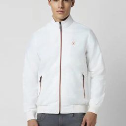 Van Heusen White Cotton Regular Fit Jacket-picture-10