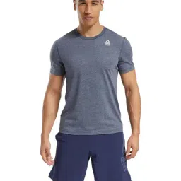 Reebok Navy Slim Fit T-Shirt-image-10