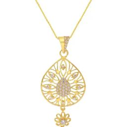 Malabar Gold and Diamonds 22K (916) BIS Hallmark Yellow Gold Pendant for Women-picture-10