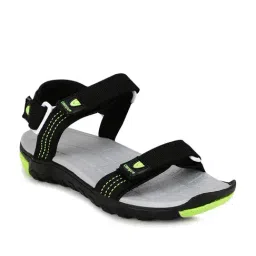 Campus Men's Black Floater Sandals-image-55