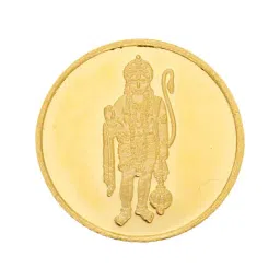 Sri Jagdamba Pearls Hanuman 22k (916) 2gm Gold Coin-image-91
