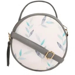 Bagsy Malone Grey Printed Medium Handbag-29