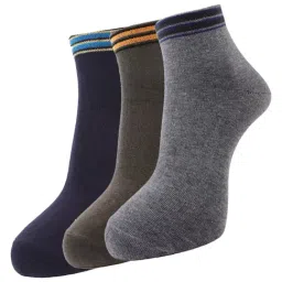 Dollar Multi Cotton Free Size Socks - Pack of 3-41