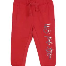 U.S. Polo Assn. Kids Red Logo Printed Joggers-image-25