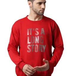 Vimal Jonney Red Printed Sweatshirt-picture-37