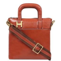 Hidesign Tan Solid Medium Cross Body Bag-image-27