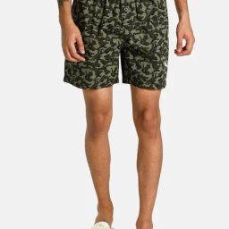 Puma Forest Green Regular Fit Printed Boxers-image-99