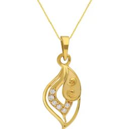 Malabar Gold and Diamonds 22K (916) BIS Hallmark Yellow Gold Pendant for Women-picture-13