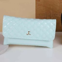 Mochi Blue Quilted Small Clutch-24