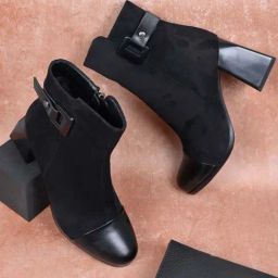 Ronnie Grey Women's Black Casual Boots-image-23