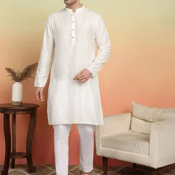 SWAGG INDIA Men Ethnic Motifs Embroidered Kurta-picture-35