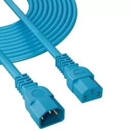 FEDUS Male to Female Power Extension Cord Cable 10 Amp 18 AWG 5 m Blue-43