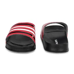 OFF LIMITS Men's Red & White Slides image 5