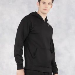Crimsoune Club Black Slim Fit Hooded Sweatshirt-picture-39
