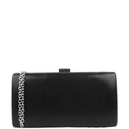 Carlton London Black Synthetic Box Clutch-image-63
