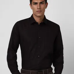 Van Heusen Men Regular Fit Spread Collar Floral Printed Cotton Formal Shirt-image-22