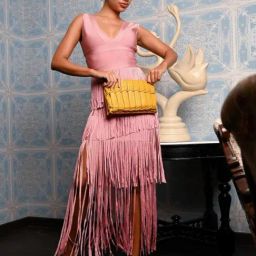 Odette Yellow Solid Cross Body Bag-image-59