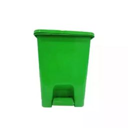 Grassland Pedal Dustbin HDPE Plastic Green 32 L with Lid, GPL1108-30
