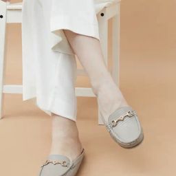 CODE by Lifestyle Women's Grey Mules-image-69