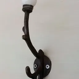 IndianShelf 1 Piece Ceramic Tree Floral Wall Hangers Hooks-image-94