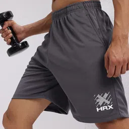 HRX by Hrithik Roshan Men Rapid-Dry Typography Print Training Shorts-57