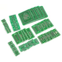 40PCS PCB Adapter Board Kit SMD To DIP IC PCB Converter Board Adapter Plate 8 Sizes For DIY Technical Testing, Double Sided TFQP/SOP/SSOP/TSSOP/MSOP To Dip Adaptor - RS584740PCS PCB Adapter Board Kit SMD To DIP IC PCB Converter Board Adapter Plate 8 Sizes For DIY Technical Testing, Double Sided TFQP/SOP/SSOP/TSSOP/MSOP To Dip Adaptor - RS5847 image 5