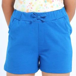 Bonkids Girls Mid-Rise Skinny Fit Cotton Shorts-image-58