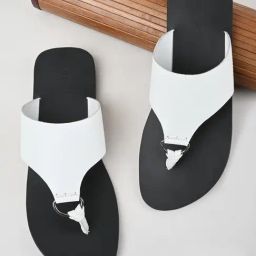 Regal White Leather Casual Sandals-picture-17