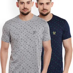 VIMAL JONNEY Men Pack of 2 Round Neck T-Shirts-image-78
