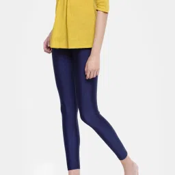 go colors! Go Colors Navy Metallic Pattern Leggings image 3