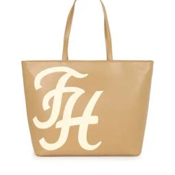 Tommy Hilfiger Women Khaki Logo Tote Bag-image-23