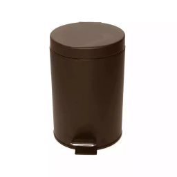 Grassland Pedal Dustbin Open Top Stainless Steel ‎Brown 35 L with Lid, GSS1156-7