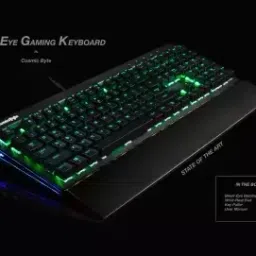 Cosmic Byte Cb-Gk-11 Eye Mechanical Real RBG Backlit With Effects Brown Switch Wired Usb Gaming Keyboard image 2