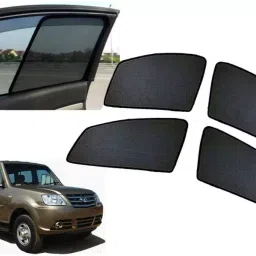 Auto Pearl Side Window Sun Shade Cover for Honda Cars (Black)-40