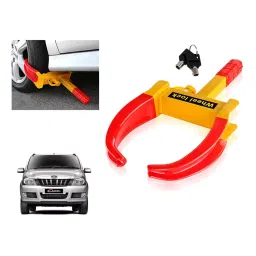 Auto Pearl Claw Type Anti Theft Adjustable Wheel Clamp Lock for Mahindra Quanto-image-83