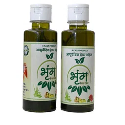 KASA PRODUCT Set Of 2 Bhringkesh Ranjan Hair Oil- 100 ml Each-42