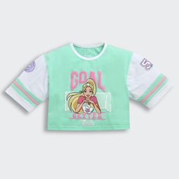 Tiny Girl Typography Printed Cotton Crop Top-picture-56